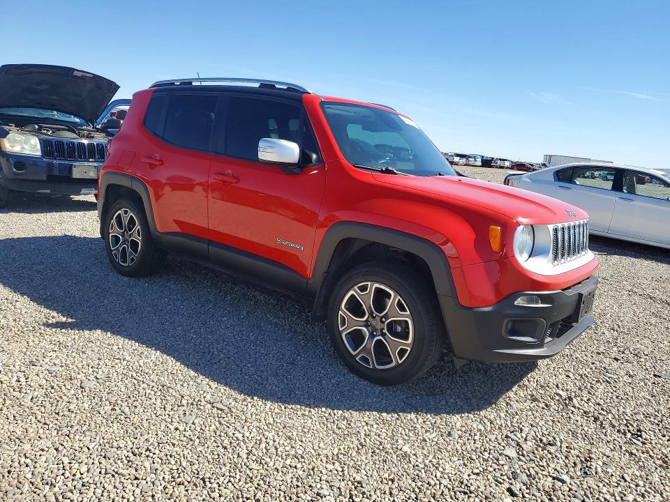 2016 Jeep Renegade მანქანა იყიდება აუქციონზე, vin: ZACCJBDT5GPC75586, აუქციონის ნომერი: 46099126