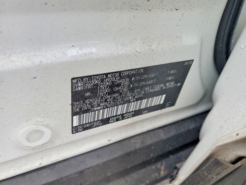 2025 Toyota Rav4 მანქანა იყიდება აუქციონზე, vin: JTMMWRFV7RD237839, აუქციონის ნომერი: 45501656