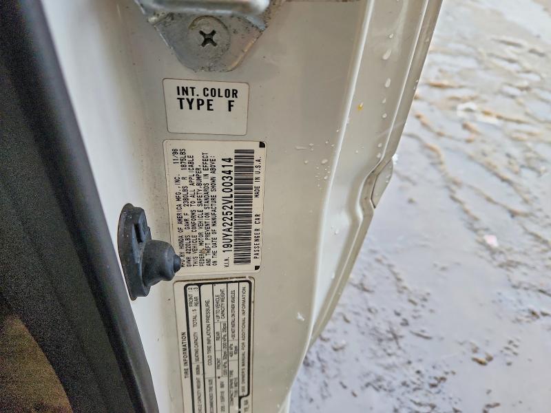 41648686 :رقم المزاد ، 19UYA2252VL003414 vin ، 1997 Acura 3.0cl مزاد بيع
