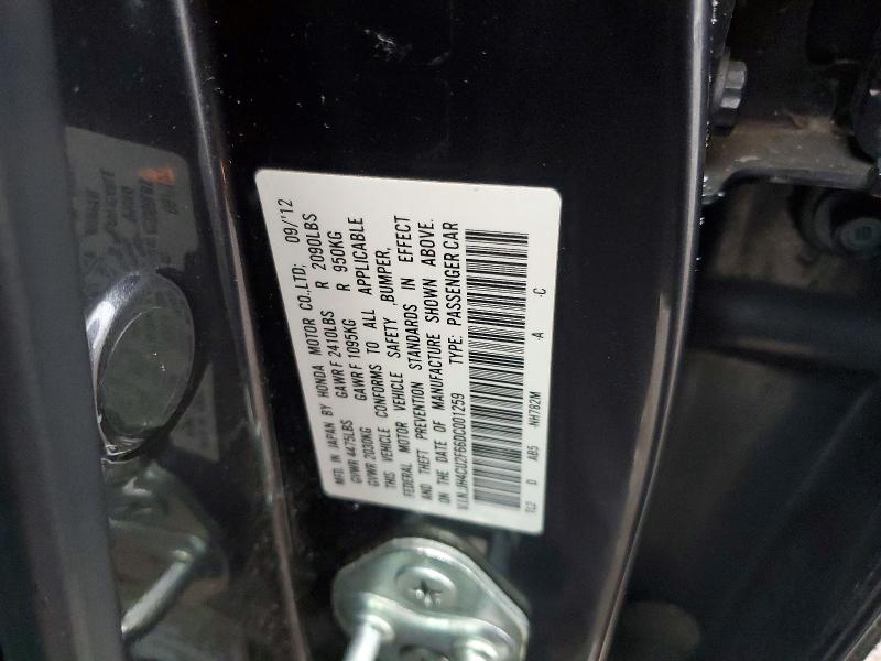 Продажа на аукционе авто 2013 Acura Tsx, vin: JH4CU2F66DC001259, номер лота: 79523385