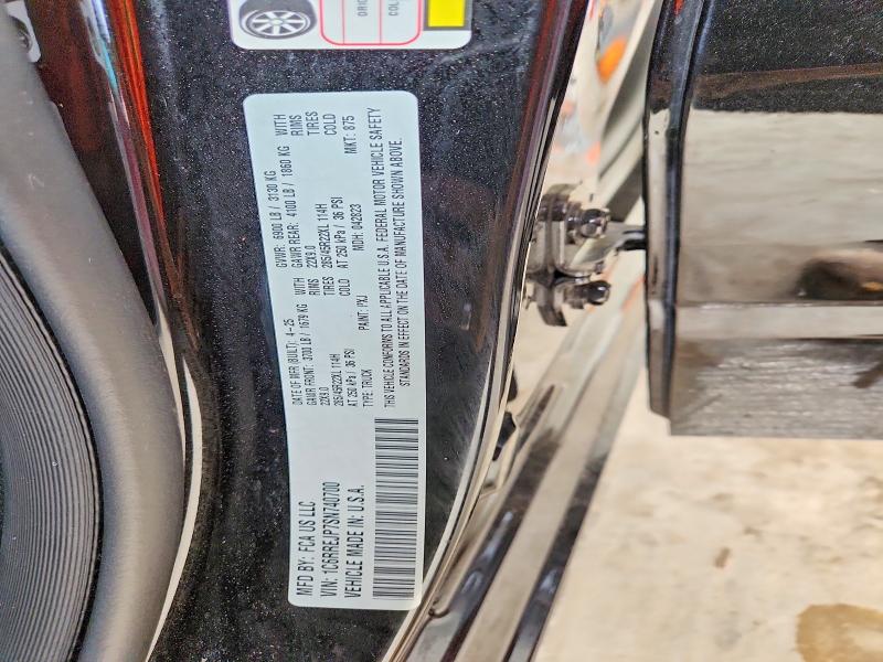 Продаж на аукціоні авто 2025 Ram 1500, vin: 1C6RREJP7SN740700, номер лоту: 45931676