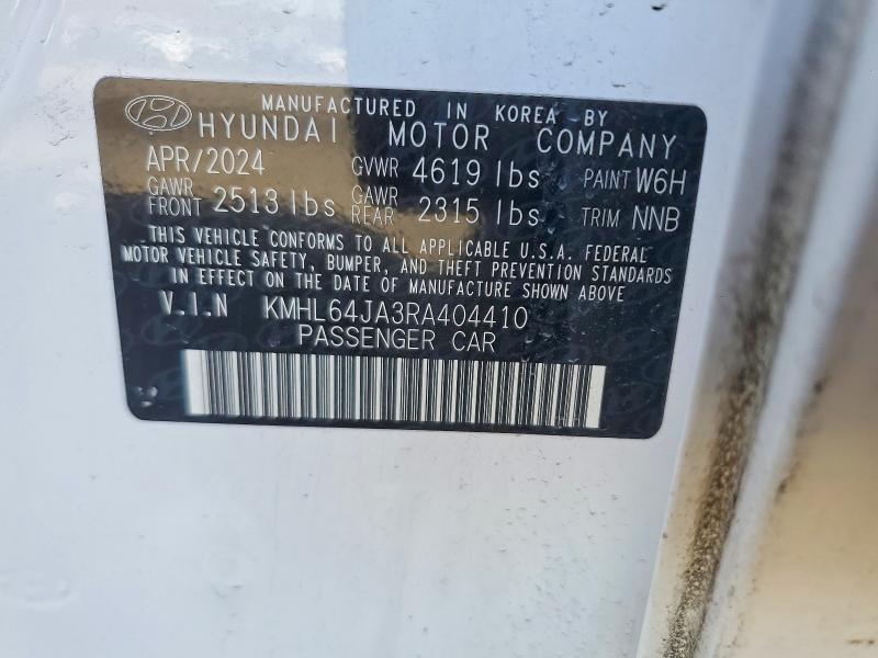 Aukcja sprzedaży 2024 Hyundai Sonata, vin: KMHL64JA3RA404410, numer aukcji: 46682216