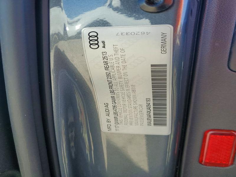 2018 Audi A4 მანქანა იყიდება აუქციონზე, vin: WAUENAF4XJA094193, აუქციონის ნომერი: 42060536