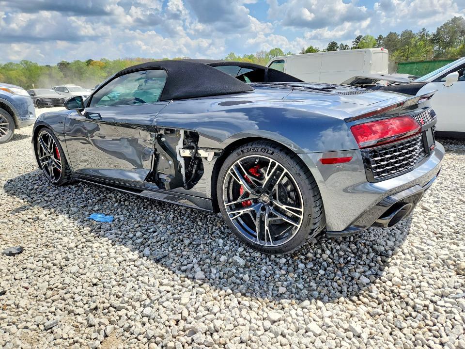 2023 Audi R8 მანქანა იყიდება აუქციონზე, vin: WUA4BCFX7P7902232, აუქციონის ნომერი: 47641766