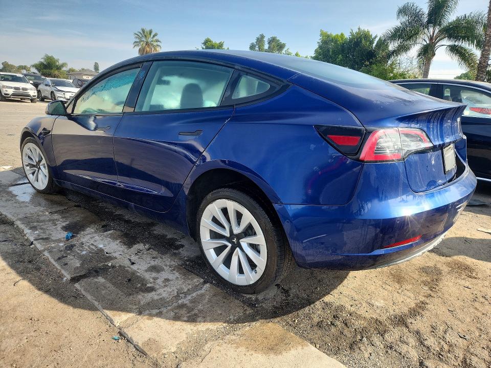 2022 Tesla Model 3 მანქანა იყიდება აუქციონზე, vin: 5YJ3E1EB3NF145024, აუქციონის ნომერი: 79073715
