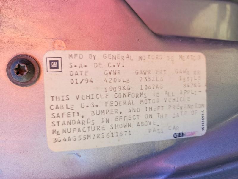 Aukcja sprzedaży 1994 Buick Century, vin: 3G4AG55M7RS611671, numer aukcji: 79032725