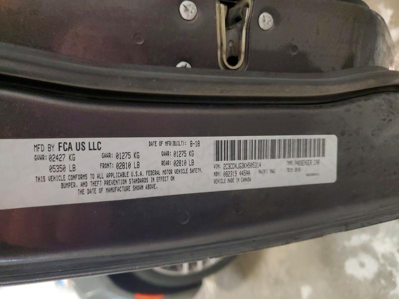 Aukcja sprzedaży 2019 Dodge Charger, vin: 2C3CDXJG3KH505314, numer aukcji: 78907005