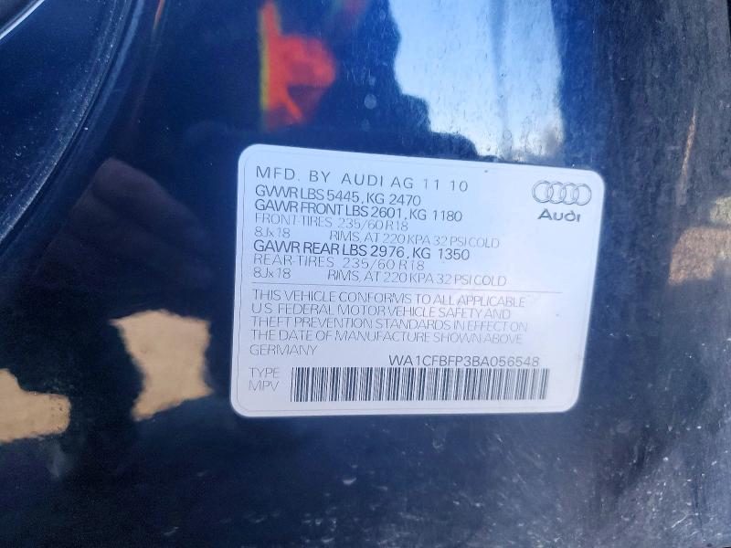 Aukcja sprzedaży 2011 Audi Q5, vin: WA1CFBFP3BA056548, numer aukcji: 46328196
