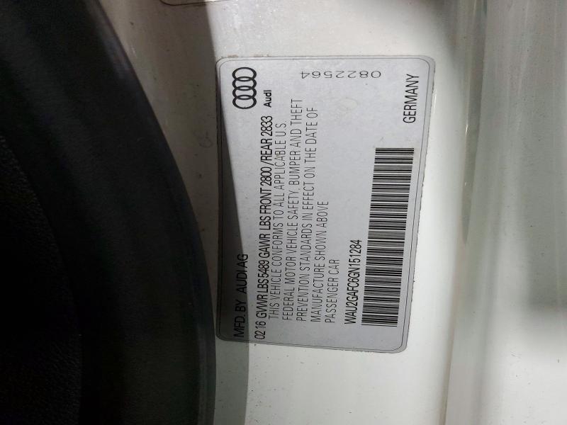 42004316 :رقم المزاد ، WAU2GAFC6GN151284 vin ، 2016 Audi A7 مزاد بيع