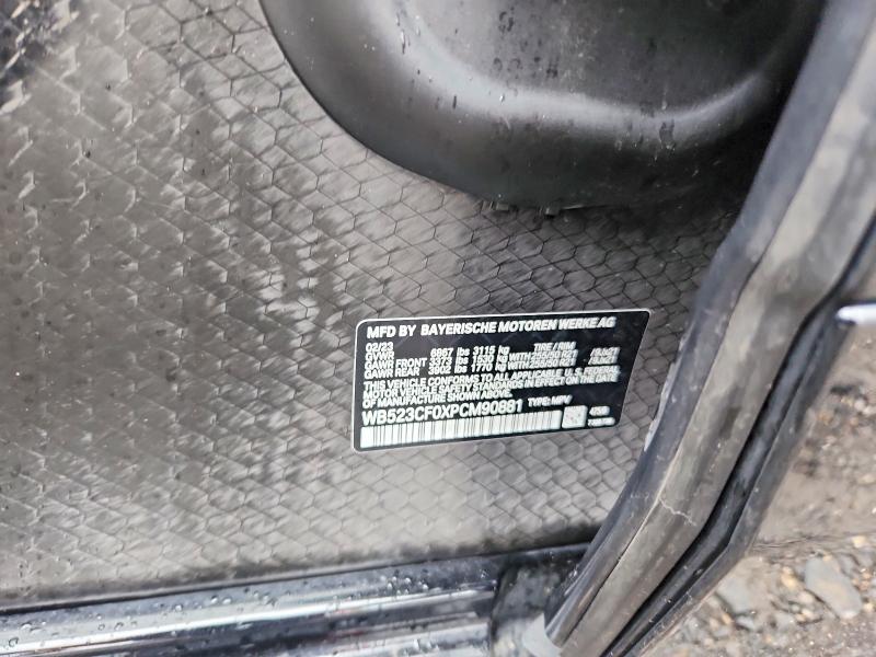 79801245 :رقم المزاد ، WB523CF0XPCM90881 vin ، 2023 Bmw Ix مزاد بيع