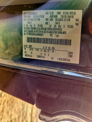 46219206 :رقم المزاد ، 1FTBR3X83LKB04521 vin ، 2020 Ford Transit مزاد بيع