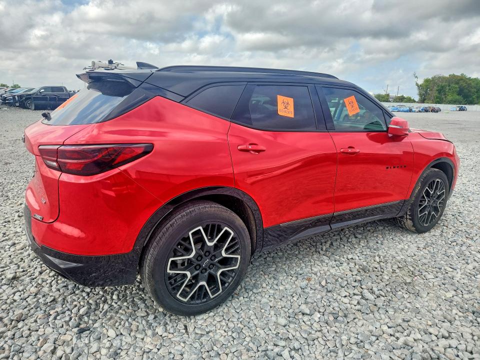47591196 :رقم المزاد ، 3GNKBKRS0RS128318 vin ، 2024 Chevrolet Blazer مزاد بيع