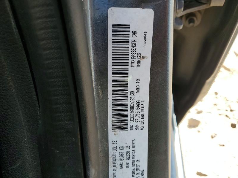 Aukcja sprzedaży 2012 Dodge Avenger, vin: 1C3CDZAB8CN325139, numer aukcji: 46992626