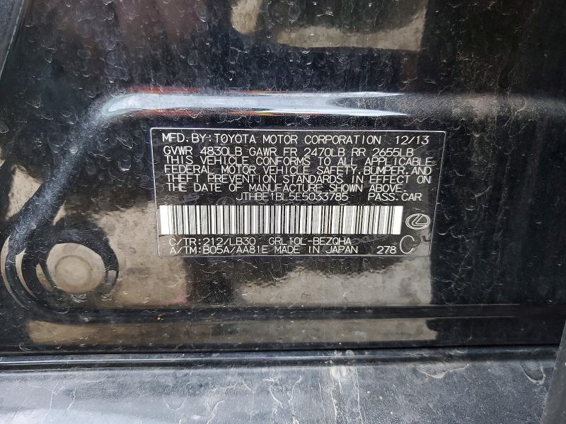 47339456 :رقم المزاد ، JTHBE1BL5E5033785 vin ، 2014 Lexus Gs 350 مزاد بيع