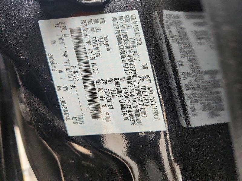 79942835 :رقم المزاد ، 1FADP5FU3HL105376 vin ، 2017 Ford C-max مزاد بيع