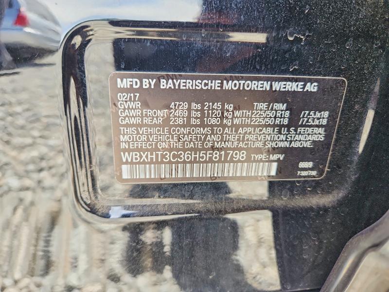 47368836 :رقم المزاد ، WBXHT3C36H5F81798 vin ، 2017 Bmw X1 مزاد بيع