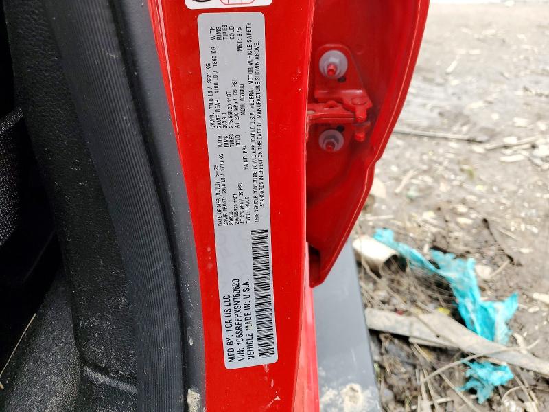 Продаж на аукціоні авто 2025 Ram 1500, vin: 1C6SRFFPXSN760620, номер лоту: 45650786