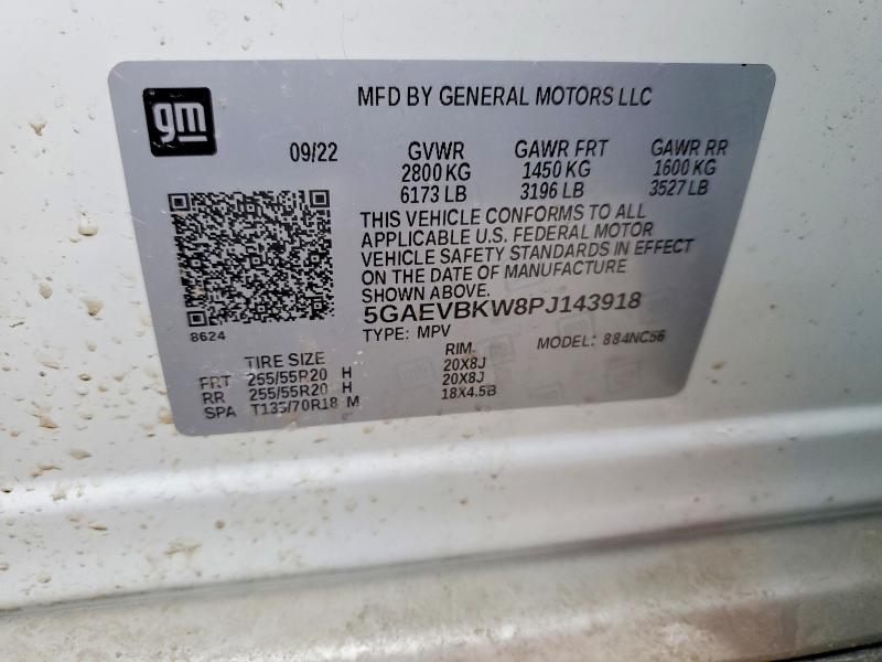 Aukcja sprzedaży 2023 Buick Enclave, vin: 5GAEVBKW8PJ143918, numer aukcji: 41791126