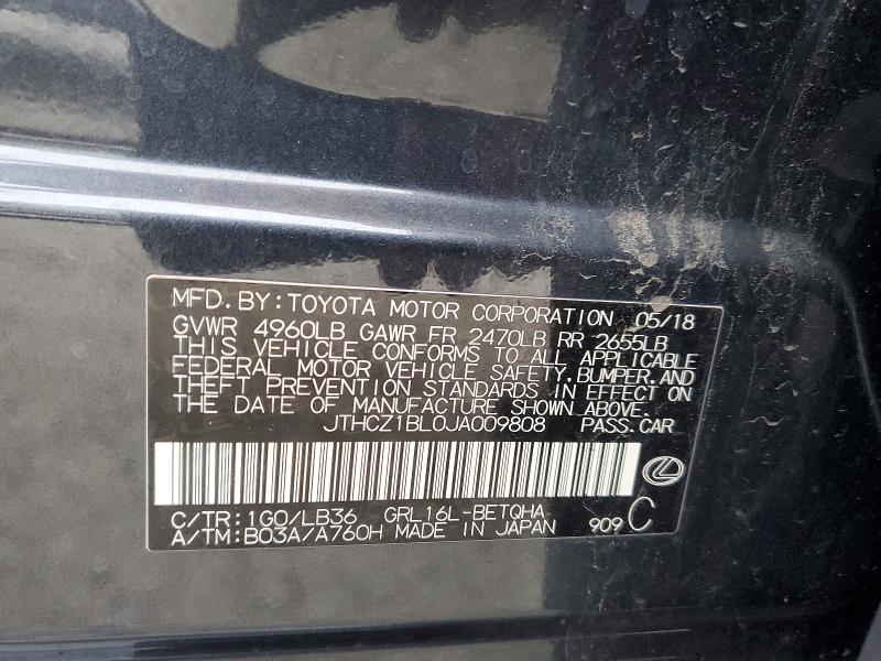 Auction sale of the 2018 Lexus Gs 350, vin: JTHCZ1BL0JA009808, lot number: 46461926