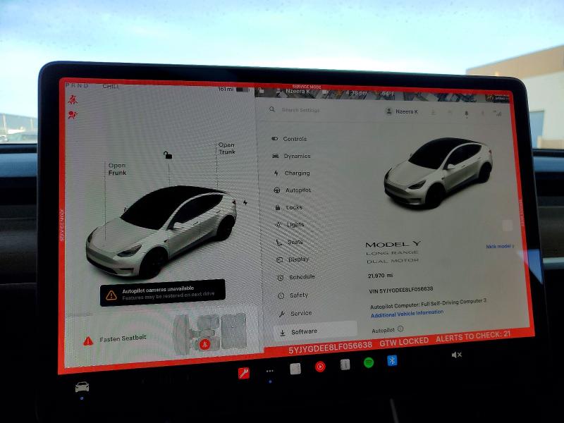 Aukcja sprzedaży 2020 Tesla Model Y, vin: 5YJYGDEE8LF056638, numer aukcji: 45524316