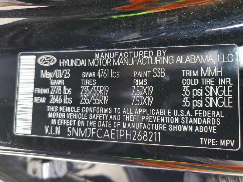 Aukcja sprzedaży 2023 Hyundai Tucson, vin: 5NMJFCAE1PH268211, numer aukcji: 48103616
