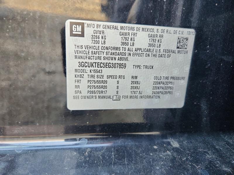 Aukcja sprzedaży 2014 Chevrolet Silverado, vin: 3GCUKTEC5EG307859, numer aukcji: 45585516