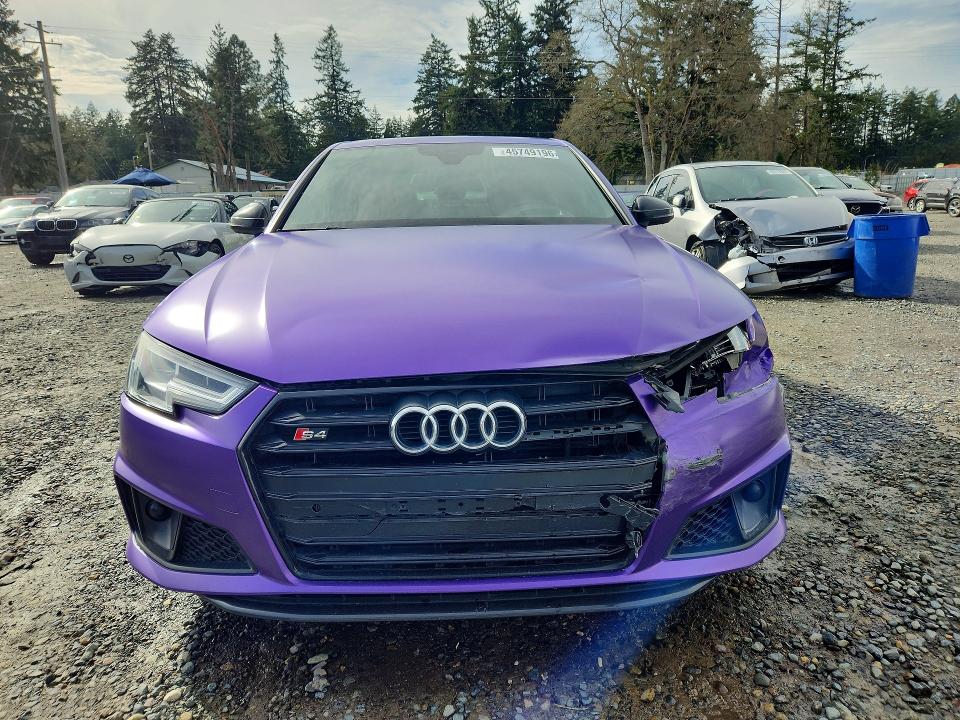 2019 Audi S4 მანქანა იყიდება აუქციონზე, vin: WAUC4AF49KA074139, აუქციონის ნომერი: 45749196