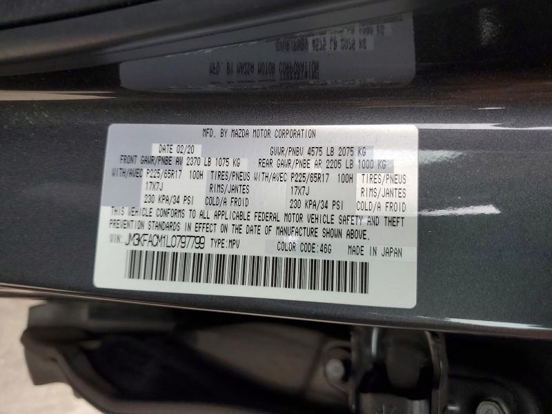 Aukcja sprzedaży 2020 Mazda Cx-5, vin: JM3KFACM1L0797799, numer aukcji: 46068816