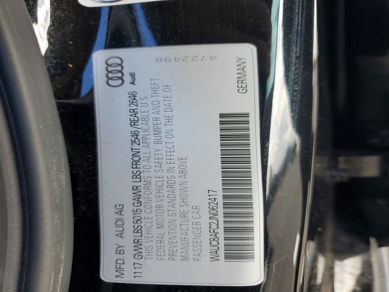 Продажа на аукционе авто 2018 Audi A6, vin: WAUC8AFC2JN062417, номер лота: 77794295