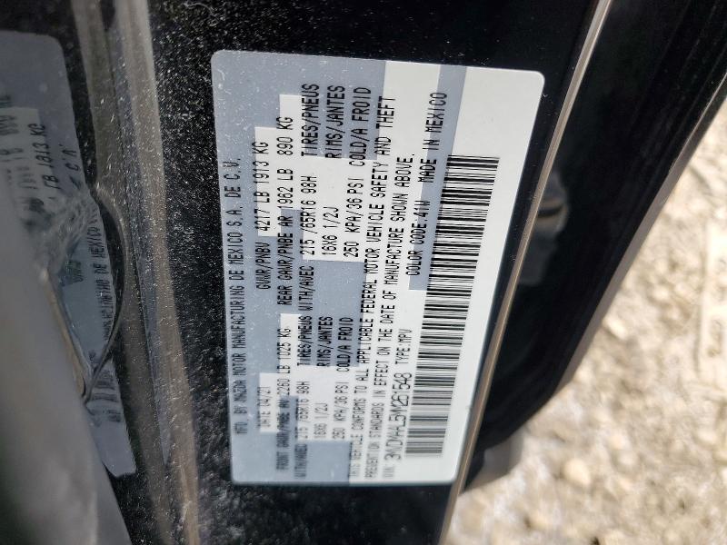 2021 Mazda Cx-30 მანქანა იყიდება აუქციონზე, vin: 3MVDMAAL5MM261548, აუქციონის ნომერი: 46822406