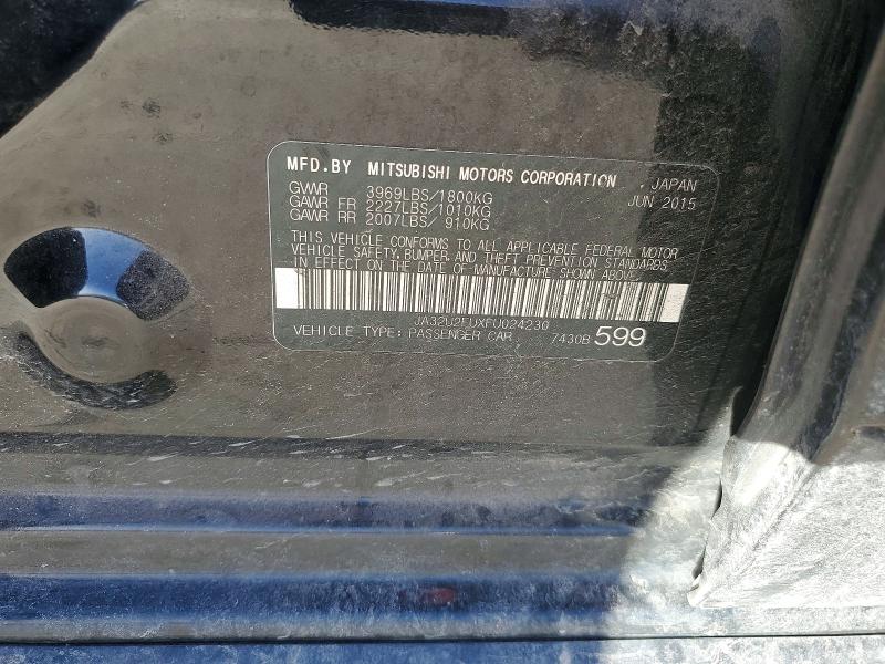 Aukcja sprzedaży 2015 Mitsubishi Lancer, vin: JA32U2FUXFU024230, numer aukcji: 47305906