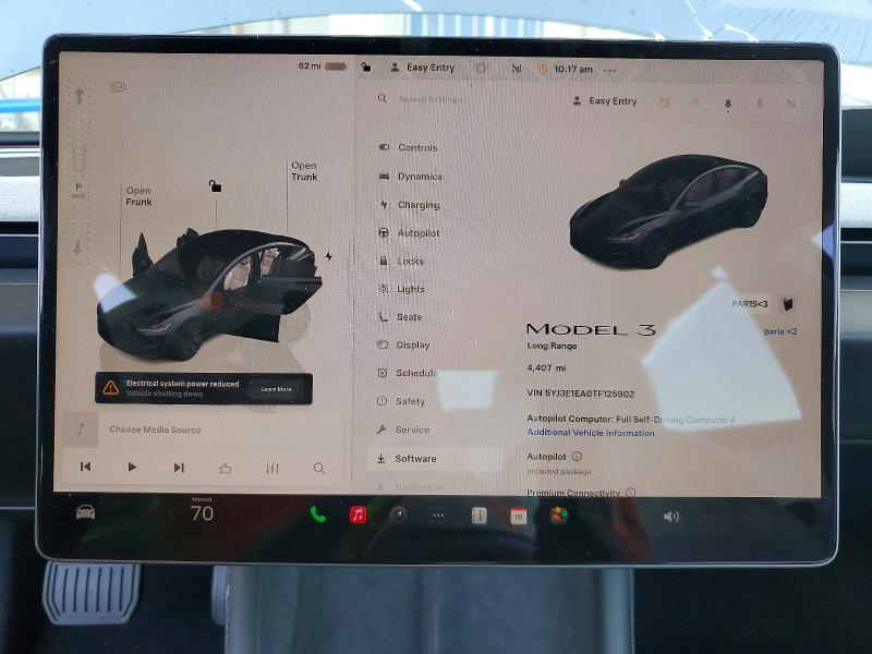 Aukcja sprzedaży 2026 Tesla Model 3, vin: 5YJ3E1EA0TF125902, numer aukcji: 46049616