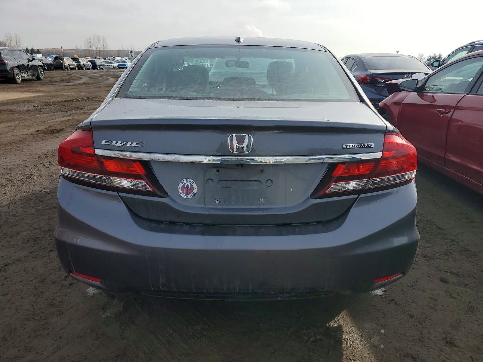 Auction sale of the 2014 Honda Civic Touring 4dr, vin: 2HGFB2F75EH015456, lot number: 46423006