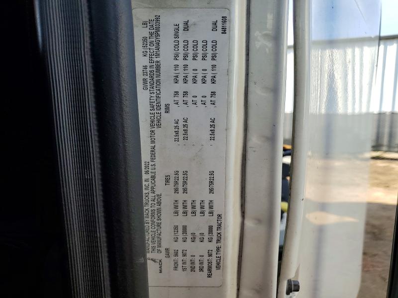 Продажа на аукционе авто 2023 Mack Anthem, vin: 1M1AN4GY5PM033992, номер лота: 78438335