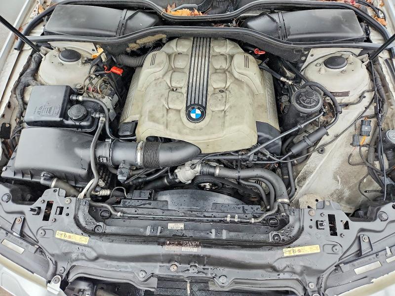 2005 Bmw 745 მანქანა იყიდება აუქციონზე, vin: WBAGN63595DS60839, აუქციონის ნომერი: 79829845