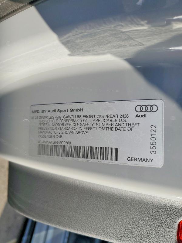 Aukcja sprzedaży 2024 Audi Rs5, vin: WUANWAF56RA900568, numer aukcji: 47277176