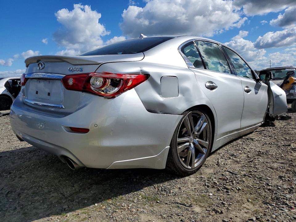2014 Infiniti Q50 Hybrid მანქანა იყიდება აუქციონზე, vin: JN1AV7AP7EM691024, აუქციონის ნომერი: 79618805