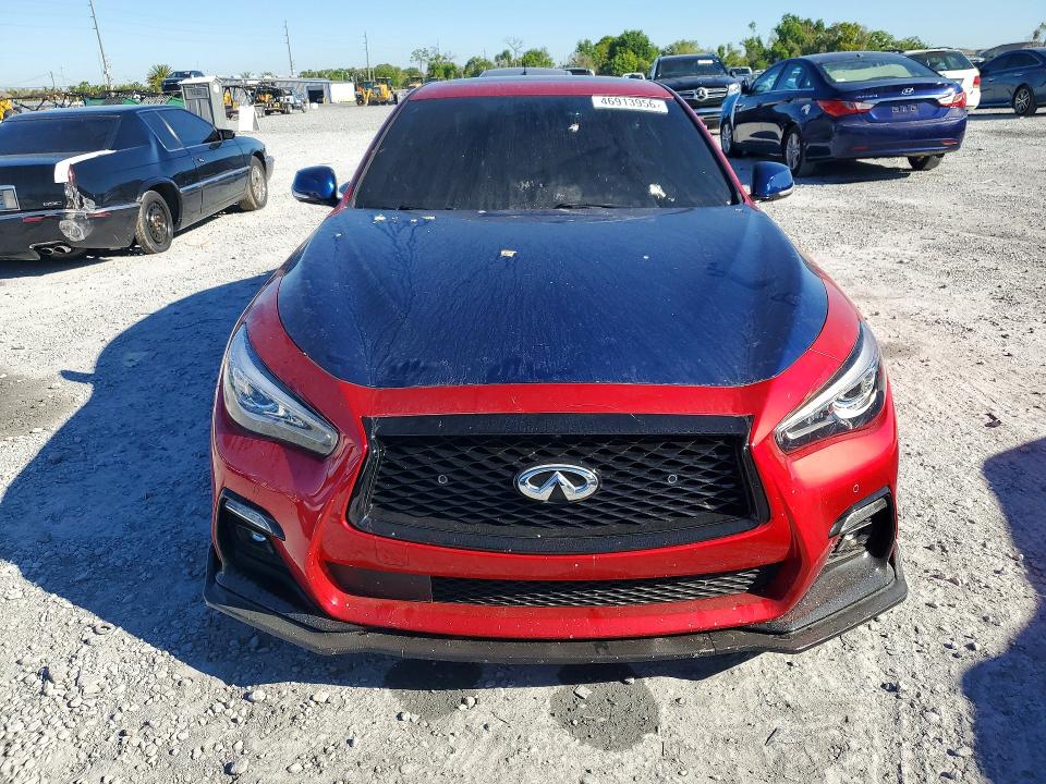 2021 Infiniti Q50 მანქანა იყიდება აუქციონზე, vin: JN1FV7DP7MM850429, აუქციონის ნომერი: 46913956