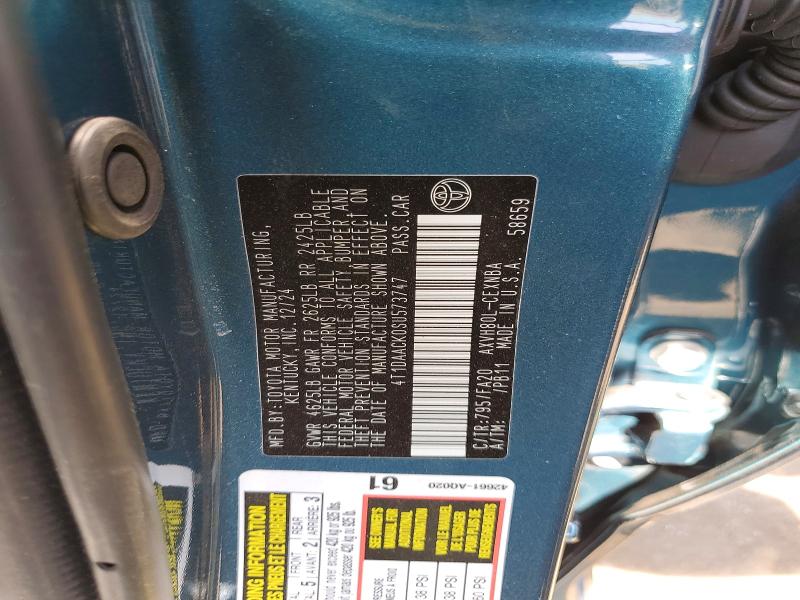 Продажа на аукционе авто 2025 Toyota Camry, vin: 4T1DAACK0SU573747, номер лота: 47608736