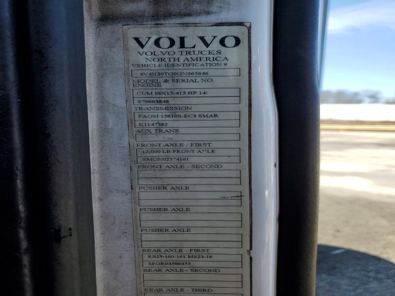 Aukcja sprzedaży 2016 Volvo Vnl, vin: 4V4N39TG0GN965646, numer aukcji: 46209546
