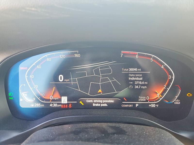 2022 Bmw X3 მანქანა იყიდება აუქციონზე, vin: 5UX53DP05N9K85936, აუქციონის ნომერი: 47300336