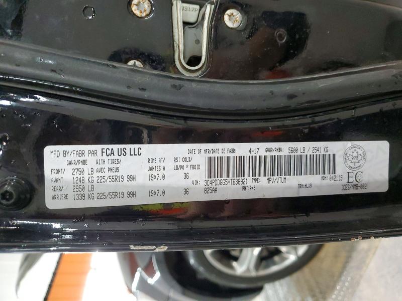 46834876 :رقم المزاد ، 3C4PDDGG5HT638921 vin ، 2017 Dodge Journey مزاد بيع