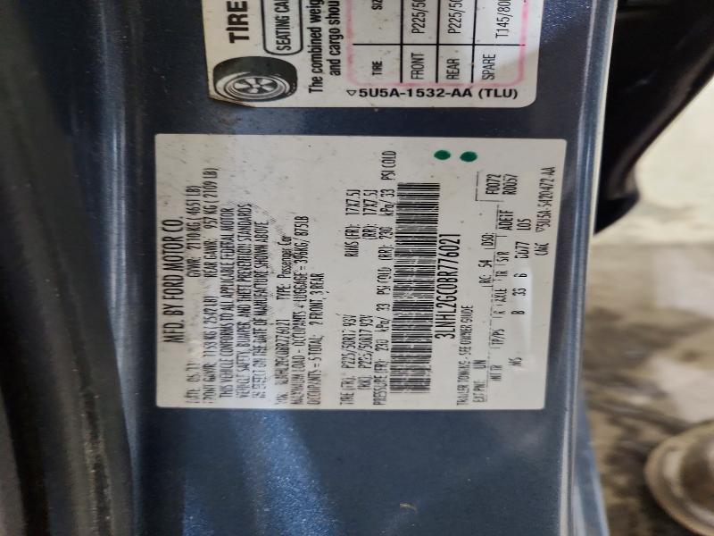 46298316 :رقم المزاد ، 3LNHL2GC0BR776021 vin ، 2011 Lincoln Townhouse Mkz مزاد بيع