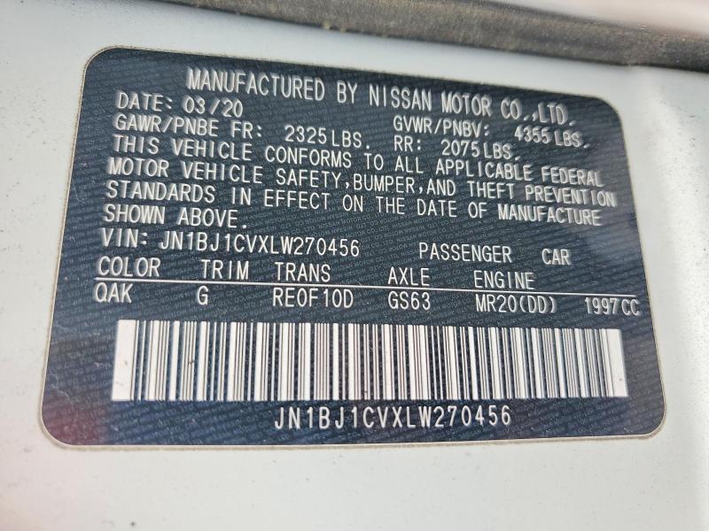Продажа на аукционе авто 2020 Nissan Rogue Sport, vin: JN1BJ1CVXLW270456, номер лота: 47868226