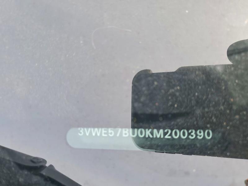 2019 Volkswagen Jetta მანქანა იყიდება აუქციონზე, vin: 3VWE57BU0KM200390, აუქციონის ნომერი: 46646156
