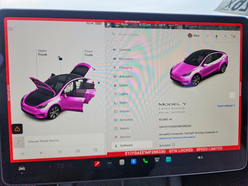 Aukcja sprzedaży 2021 Tesla Model Y, vin: 5YJYGAEE1MF286330, numer aukcji: 46865926