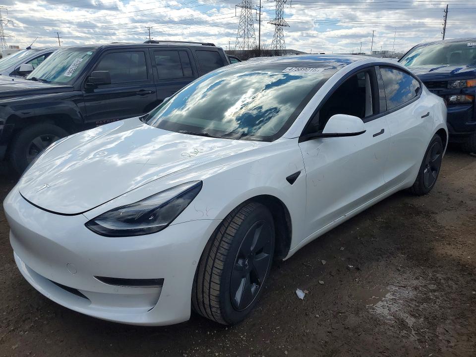 Aukcja sprzedaży 2022 Tesla Model 3, vin: 5YJ3E1EB9NF171157, numer aukcji: 47589016