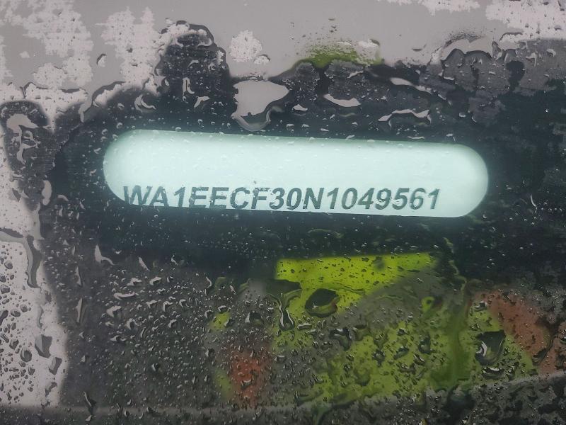 2022 Audi Q3 მანქანა იყიდება აუქციონზე, vin: WA1EECF30N1049561, აუქციონის ნომერი: 78312415