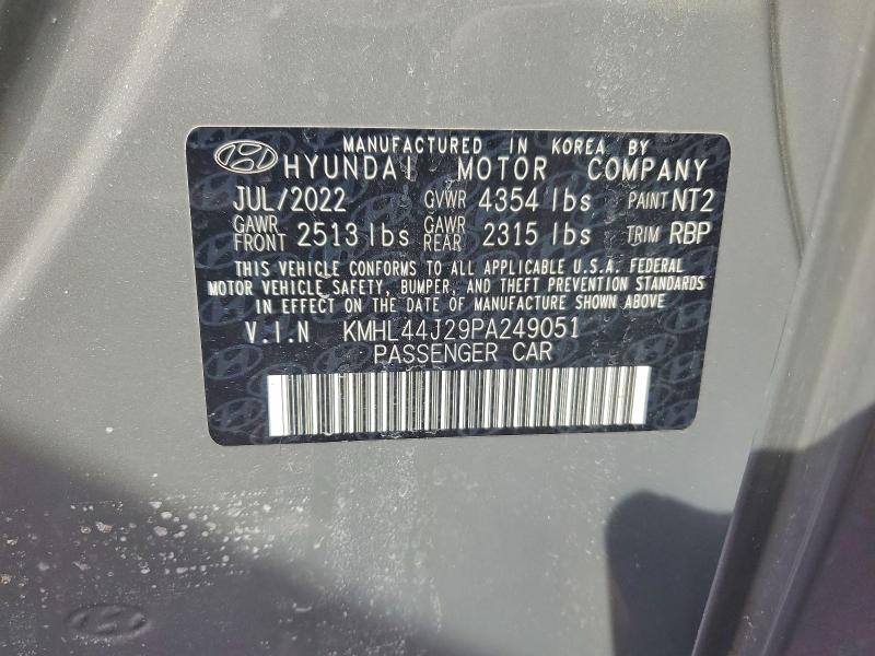 Продажа на аукционе авто 2023 Hyundai Sonata, vin: KMHL44J29PA249051, номер лота: 45805256
