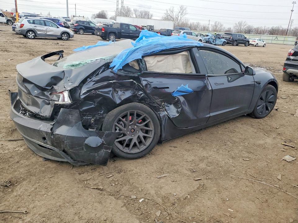 2025 Tesla Model 3 მანქანა იყიდება აუქციონზე, vin: 5YJ3E1EA2SF994922, აუქციონის ნომერი: 46349036